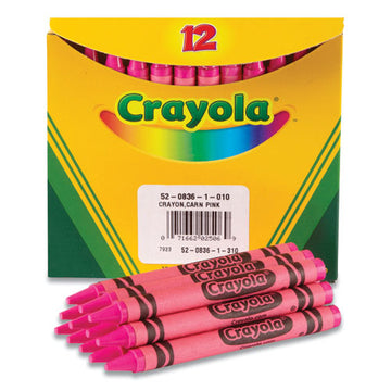 Crayola® Bulk Crayons, Carnation Pink, 12-box freeshipping - TVN Wholesale